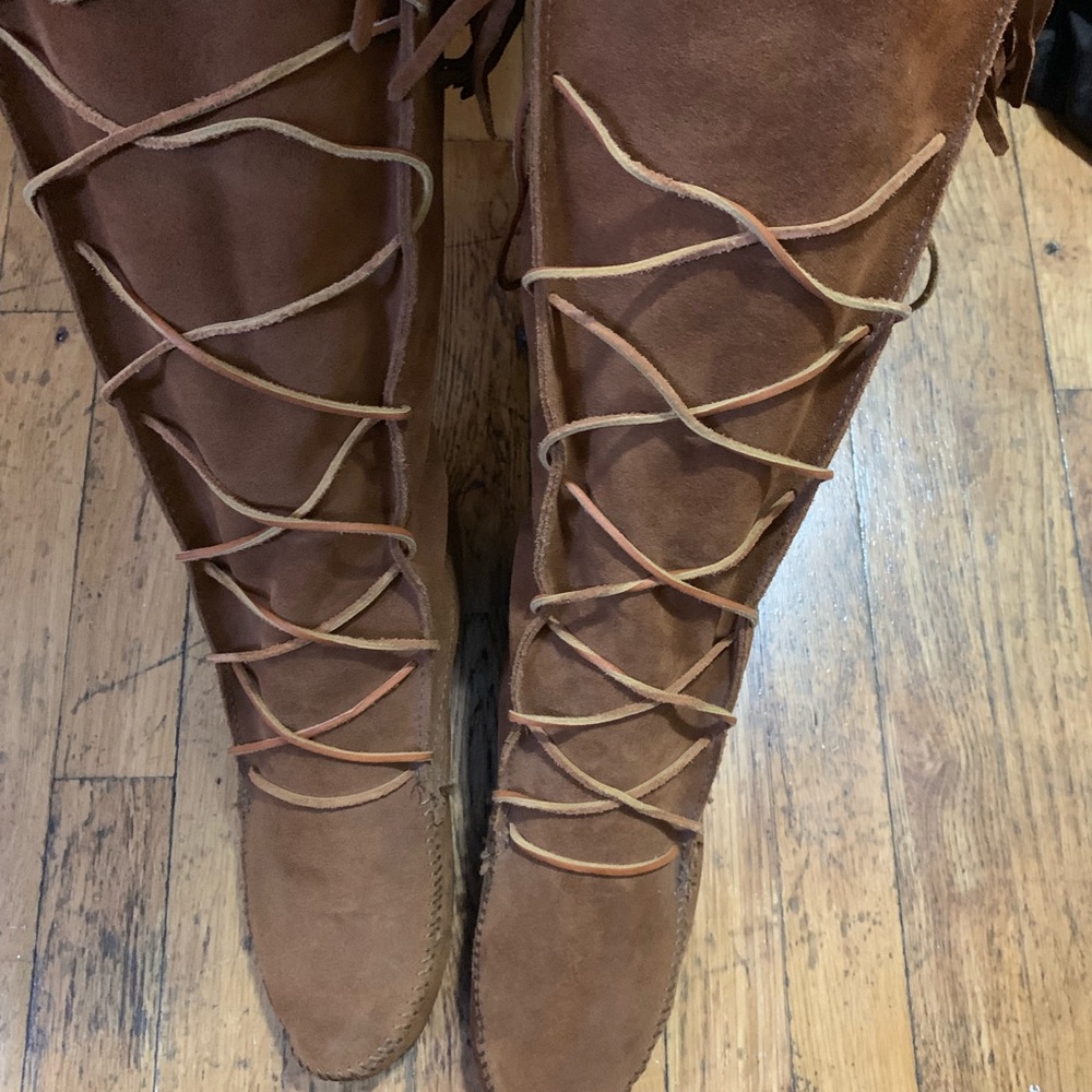 Knee High Minnetonka Boots